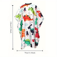 Dinosaur Bear Cloth Cartoon Shawl Haircut Apron