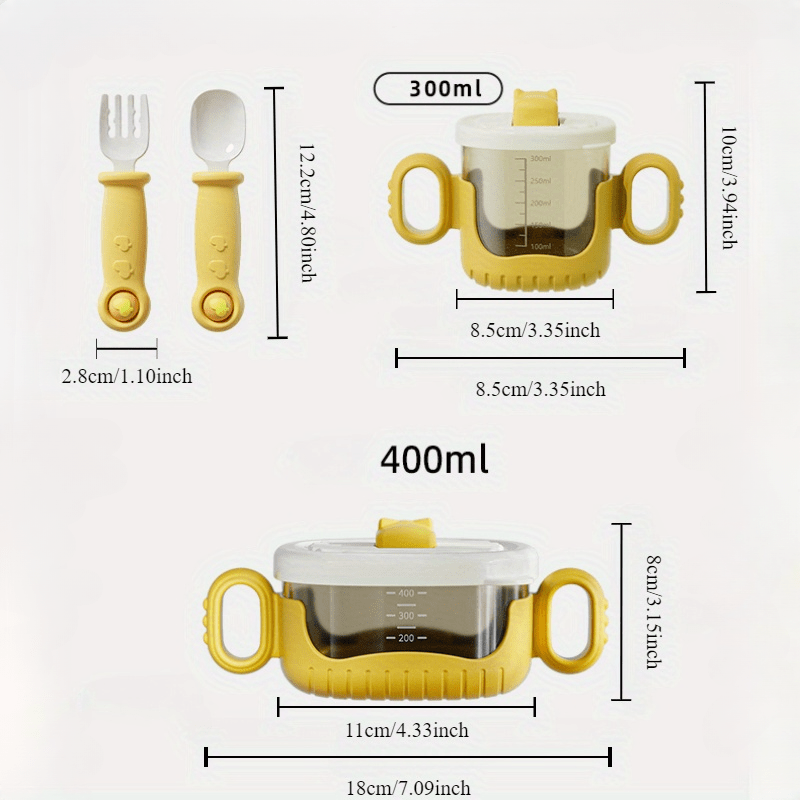 Youngsters Baby Feeding Set - Bowl, Fork, Spoon, Sippy Cup