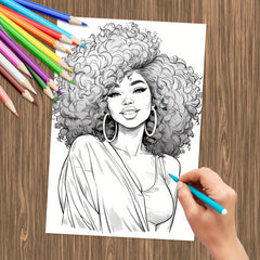 Deluxe Charming Coloring Book - 22 Page Art Therapy Workbook