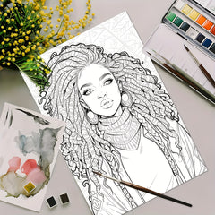 Deluxe Charming Coloring Book - 22 Page Art Therapy Workbook