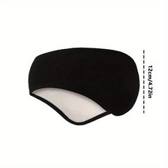 Women's Winter Windproof Ear Warmer Headband Gray Polyester Ear Muffs