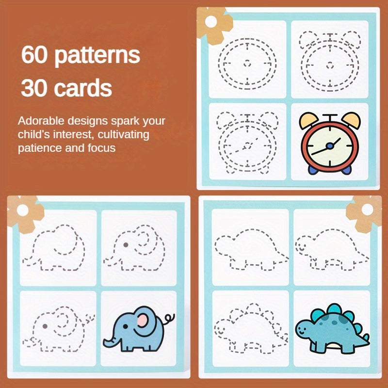 Magic Drawing Practice Book for Kids Ages 3-6