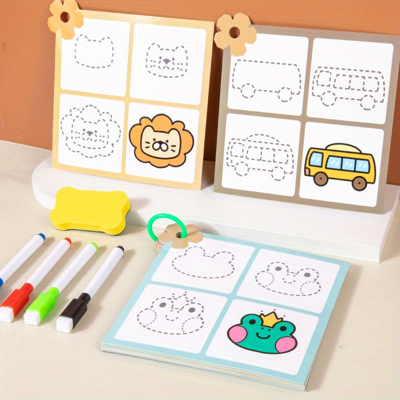 Magic Drawing Practice Book for Kids Ages 3-6