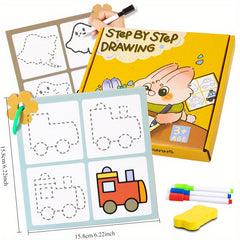 Magic Drawing Practice Book for Kids Ages 3-6