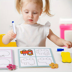 Magic Drawing Practice Book for Kids Ages 3-6