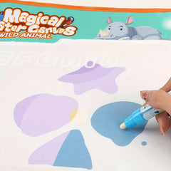 Watercolor Canvas Painting Mat Educational Toy Set