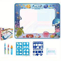 Watercolor Canvas Painting Mat Educational Toy Set