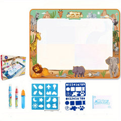 Watercolor Canvas Painting Mat Educational Toy Set