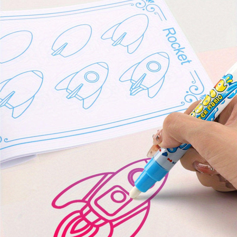 Watercolor Canvas Painting Mat Educational Toy Set