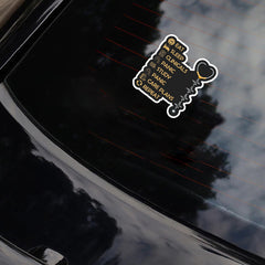 Nurse Student Sticker Waterproof Vinyl Eat Sleep Clinical Repeat Heart Skull