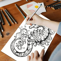 Deluxe Butterfly Tattoo Coloring Book for Teens & Adults