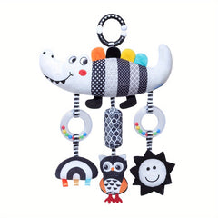 Crocodile Baby Stroller Toy with Hanging Toys