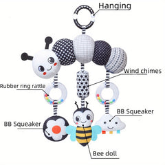 Crocodile Baby Stroller Toy with Hanging Toys