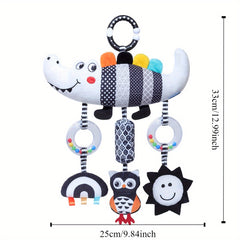 Crocodile Baby Stroller Toy with Hanging Toys