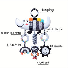 Crocodile Baby Stroller Toy with Hanging Toys