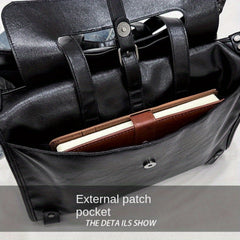 Men's Large Capacity Messenger Bag with Laptop Compartment