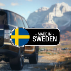 Durable Waterproof Swedish Flag Vinyl Car Decal