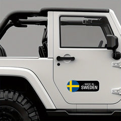 Durable Waterproof Swedish Flag Vinyl Car Decal