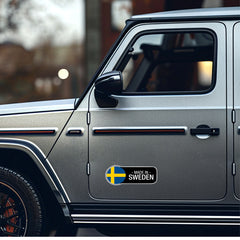 Durable Waterproof Swedish Flag Vinyl Car Decal