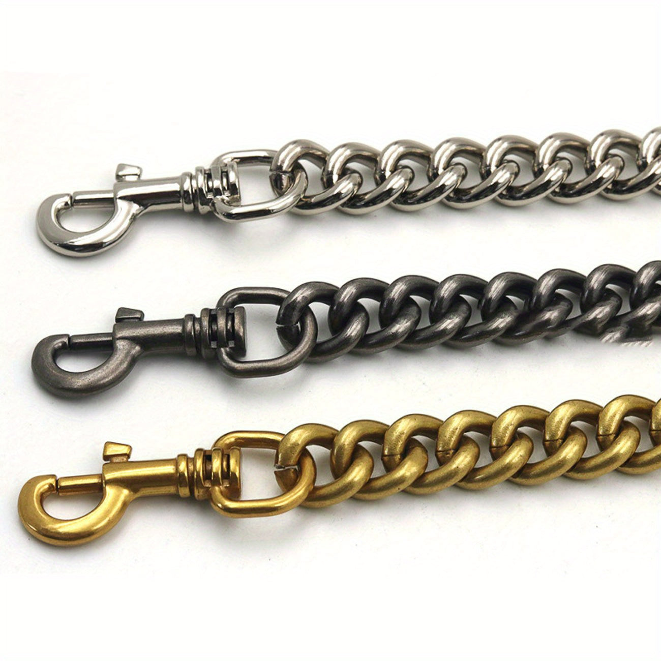 Durable Metal Chain Strap for Bags - Crossbody Accessory - DIY Handbag Repair