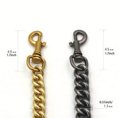 Durable Metal Chain Strap for Bags - Crossbody Accessory - DIY Handbag Repair