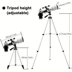 HD Astronomical Telescope 70mm Lens for Stargazing Moon Watching