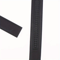 Men's Faux Leather Belt with Automatic Buckle for Business & Casual Wear
