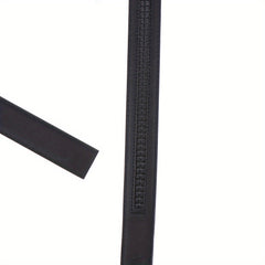 Men's Faux Leather Belt with Automatic Buckle for Business & Casual Wear