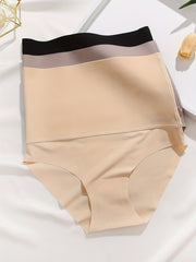 3pcs High Waist Seamless Briefs Women's Lingerie