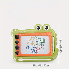 11pcs Crocodile Magnetic Drawing Board Set for Kids Art Activity Toy
