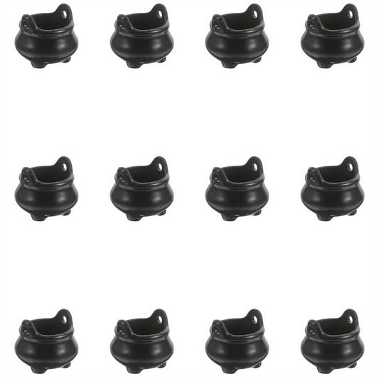 12pcs Mini Witch'S Cauldrons Halloween Witch Pots Party Favors Bag Decorations