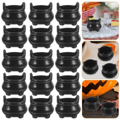 12pcs Mini Witch'S Cauldrons Halloween Witch Pots Party Favors Bag Decorations