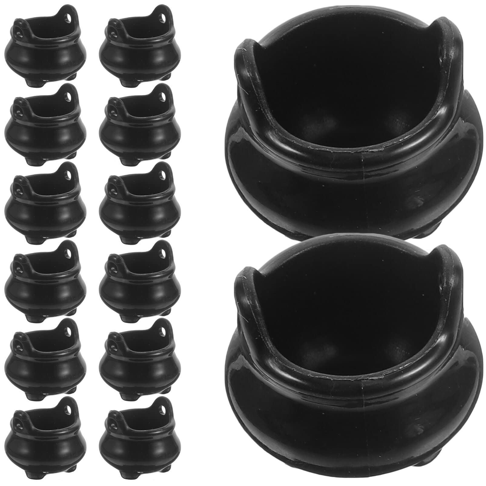 12pcs Mini Witch'S Cauldrons Halloween Witch Pots Party Favors Bag Decorations
