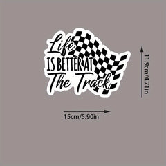 Fantasy Heart Plaid Vinyl Sticker Matte for Trucks Laptops Water Bottles
