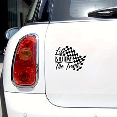Fantasy Heart Plaid Vinyl Sticker Matte for Trucks Laptops Water Bottles