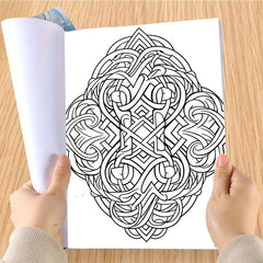 22pg Line Art Coloring Book for Teens & Adults Emotional Release Mixed Patterns