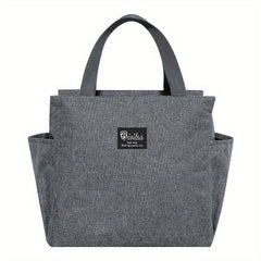 Insulated Lunch Tote Bag with Cooler Compartment