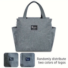 Insulated Lunch Tote Bag with Cooler Compartment