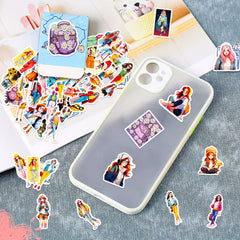 50pcs Maiden Themed Stickers for DIY Decoration