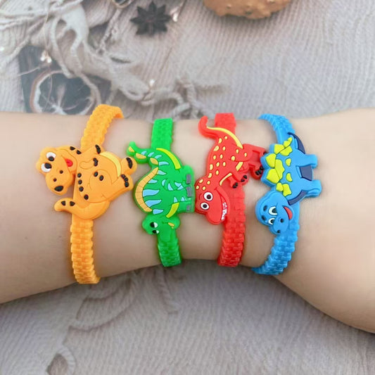 Dino Wrist Bracelet Cartoon Dinosaur Gift Wrist Daily Decoration