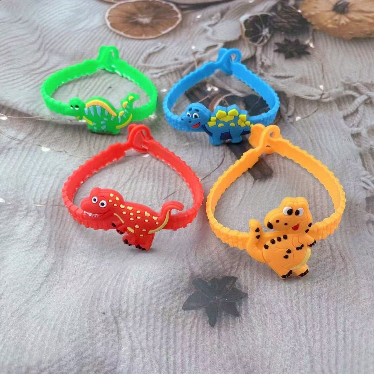 Dino Wrist Bracelet Cartoon Dinosaur Gift Wrist Daily Decoration