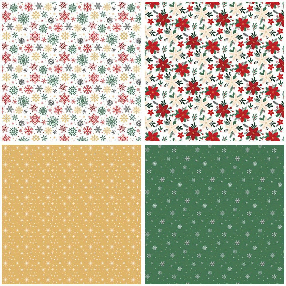 12 Sheets Vintage Nutcracker Craft Paper Set for DIY Projects