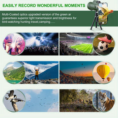 High-Def Monocular Telescope w/ Smartphone Adapter