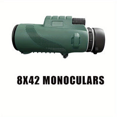 High-Def Monocular Telescope w/ Smartphone Adapter