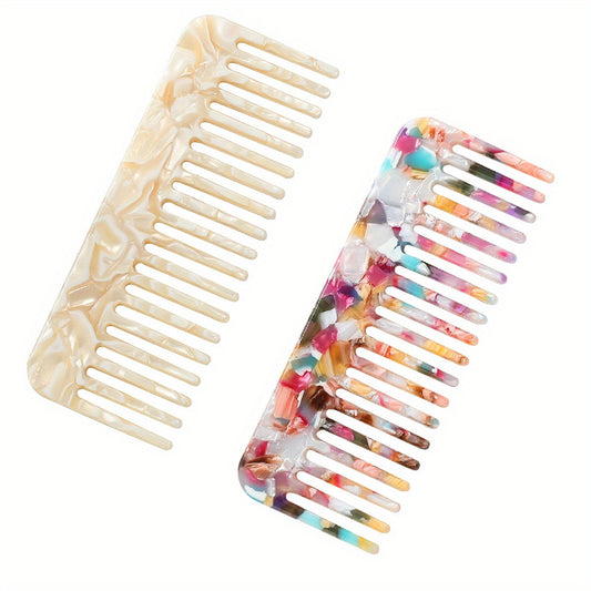 Wide Tooth Hair Comb Anti-static Detangler for Curly Hair