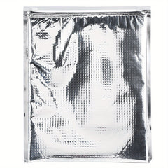 5 Pack Aluminum Foil Food Storage Bags Insulated Cooler Pouches for Picnics