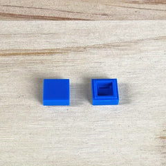 200pcs 1x1 Bricks Flat Tile Building Blocks ABS Red Yellow Grey Green