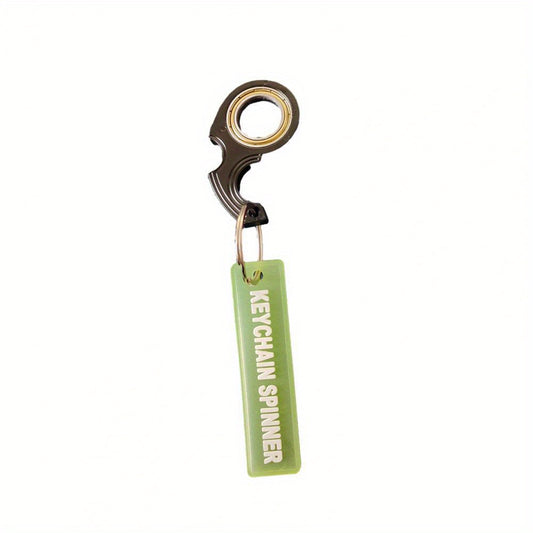 Multicolor Spinner Keychain Stainless Steel Stress Reducer Gadget
