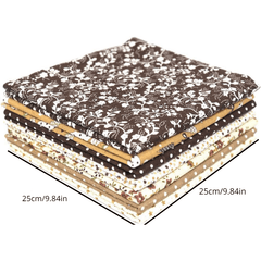 56pcs Fabric Squares for Quilting Mixed Patterns DIY Craft Material