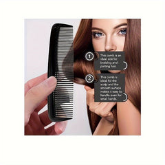 Mini Hair Comb Set Portable ABS Plastic Combs Fine Teeth Styling & Fin